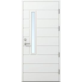 Ulko-ovi Kaskipuu FE811 Thermo Valkoinen 10 x 21