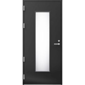 Ulko-ovi Kaski Design Salla Thermo Tummanharmaa 9 x 21 Vasen