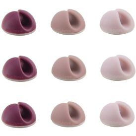 Kaapelinpidike Bluelounge Cabledrop mini pinkki 9 kpl
