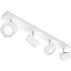 Spottivalaisin Philips Bracia Valkoinen 4-os