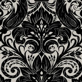 Kuitutapetti Damask Sauvage Flock LB25166