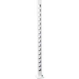 Aitatolppa Recal Furen välitolppa valkoinen 7 x 7 x 151 cm