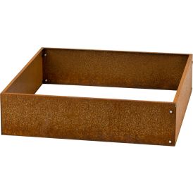 Lavakaulus Recal Corten teräs 75 x 75 x 19 cm