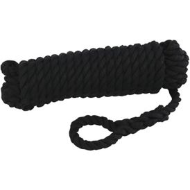 Lepuuttajan köysi Talamex musta 10 mm x 2,5 m
