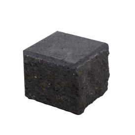 Citymuurikivi Lakka puolikas musta 180 x 180 x 150 mm