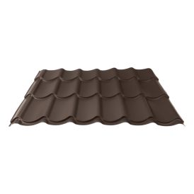 Kattopelti JanLa JL tiilikuvio 1100 x 2500 mm RR32 tummanruskea