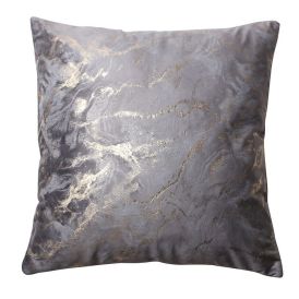 Koristetyyny Marble beige 45 x 45 cm Harmaa