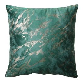 Koristetyyny Marble beige 45 x 45 cm Vihreä
