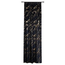 Verho Storm musta/kulta 140 x 260 cm