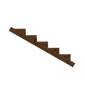 Porrasrunko Tammisto 5-askelmaa Ruskea