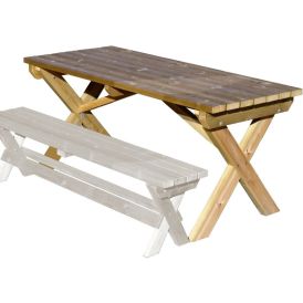 Pöytä Veera 180 x 70 cm vihreä