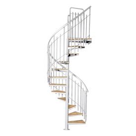 Kierreporras Atrium Solo Vertical metalli/tammi 120 cm, eri värejä