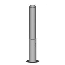 Tukipilari Atrium Dixi Harmaa RAL9006