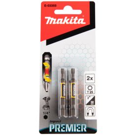 Ruuvauskärki Makita Impact Premier T25 50 mm 2 kpl
