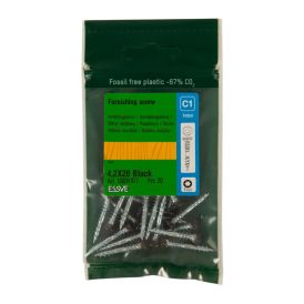Kalusteruuvi Essve 4,2 x 28 mm 20 kpl musta 20 kpl