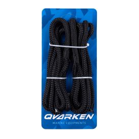 Lepuuttajaköysi Qvarken musta 6 mm x 1,5 m 2 kpl/pkt