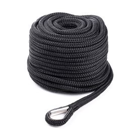 Ankkuriköysi Qvarken Dockline koussilla musta 12 mm x 35 m