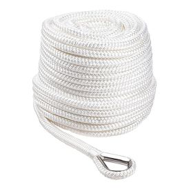 Ankkuriköysi Qvarken Dockline koussilla valkoinen 12 mm x 35 m