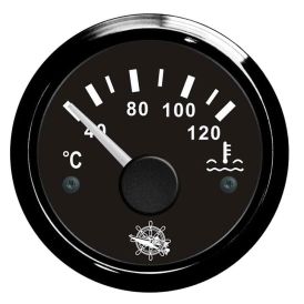Lämpömittari Osculati 12/24V musta Ø 57 mm