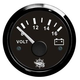 Volttimittari Osculati 12 V musta Ø 57 mm