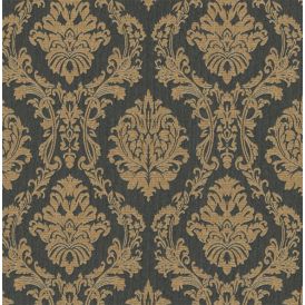 Kuitutapetti Erismann Versailles 10288-15 musta/kulta