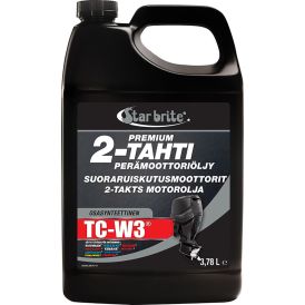 Premium 2-tahti perämoottoriöljy Star brite TC-W3 3,78 l