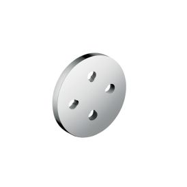 Korotuskappale Hansgrohe Showerpipen yläkiinnitykseen Kromi Ø 80 mm