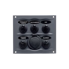 Virtakytkinpaneeli BEP 5-os. + 12 V