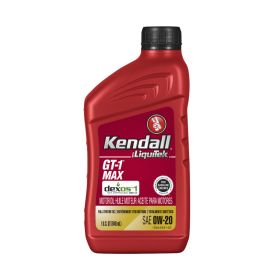 Moottoriöljy Kendall GT-1 MAX 0W-20 dexos 1 0,946 l