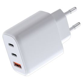 Pikalaturi Airam valkoinen 2 x USB-C/1 x USB-A