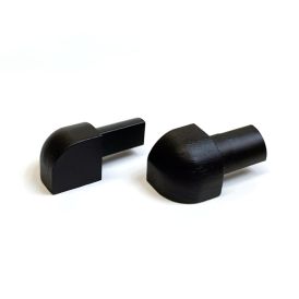 Ulkokulmapala Dione Carbon Black pyöreä 10 mm
