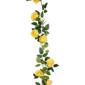 Silkkikasvi Ruusuköynnös 180 cm keltainen