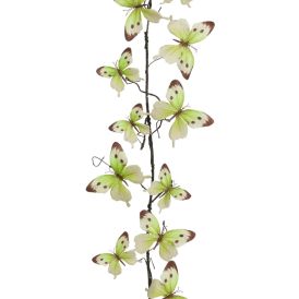 Koristeoksa perhoset 110 cm vihreä