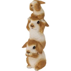 Puutarhapatsas kolme jänistä 30 cm