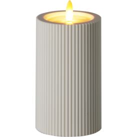 LED-pöytäkynttilä 7,5 x 12,5 cm luonnonvalkoinen