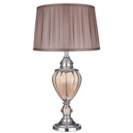Pöytävalaisin Searchlight Greyson ruskea ⌀ 38 cm