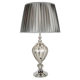 Pöytävalaisin Searchlight Greyson kromi ⌀ 38 cm