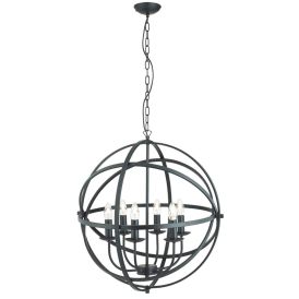 Riippuvalaisin Searchlight Orbit 6-os musta ⌀ 60 cm