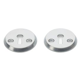 Avainkilpi Habo 2991 harjattu kromi Ø 50 mm