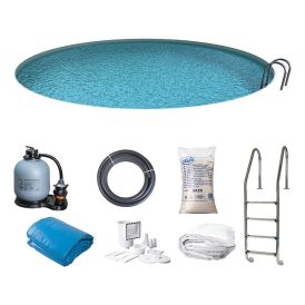 Upotettava uima-allas Swim & Fun pyöreä Ø420 x 150 cm