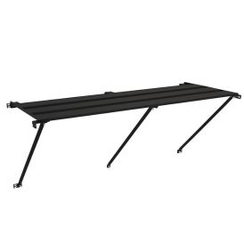 Kasvihuonehylly Strömsö musta 1200 x 325 mm