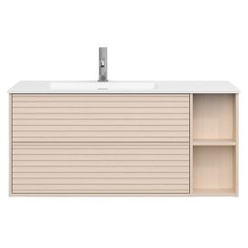 Allaskaappi Svedbergs Epos Jalusi vaalea saarni 100 x 45 cm, vasen