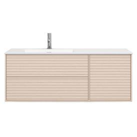 Allaskaappi Svedbergs Epos Jalusi vaalea saarni 120 x 45 cm, vasen