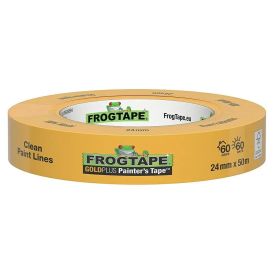 Maalarinteippi FrogTape Gold Plus keltainen 24 mm x 50 m