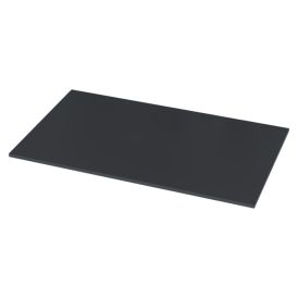 Työtaso Camargue Stensfjord mattamusta 80 x 45 x 1,2 cm