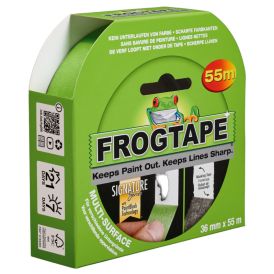 Maalarinteippi FrogTape Multi-Surface vihreä 36 mm x 55 m