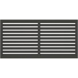 Aitaelementti Palmako Nina 4 harmaa 180 x 90 cm