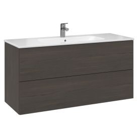 Allaskaappi Temal Aava ruskea saarni 120 cm, 2 ltk