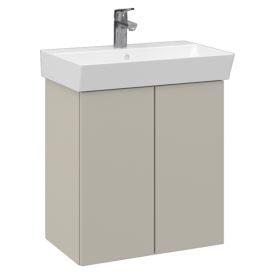 Allaskaappi Temal Aura vaalea matta greige 60 x 35 x 68 cm, 2 ovea