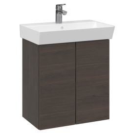 Allaskaappi Temal Aura ruskea saarni 60 x 35 x 68 cm, 2 ovea